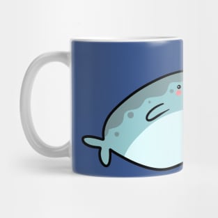 Cute Chubby Cartoon Narwhal Mug